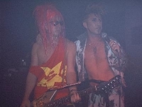 Sigue Sigue Sputnik live 2001 - Tony James and Martin Degville